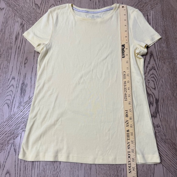 Talbots Petites Small‎ Petite Pima Cotton Tee Short Sleeve Crew Neck Casual - Picture 5 of 6
